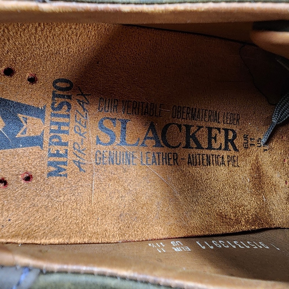 Mephisto Mens Paco Tabacco Grizzly Nubuck Leather Walking Sneaker Shoes SZ 11.5 - Picture 11 of 14